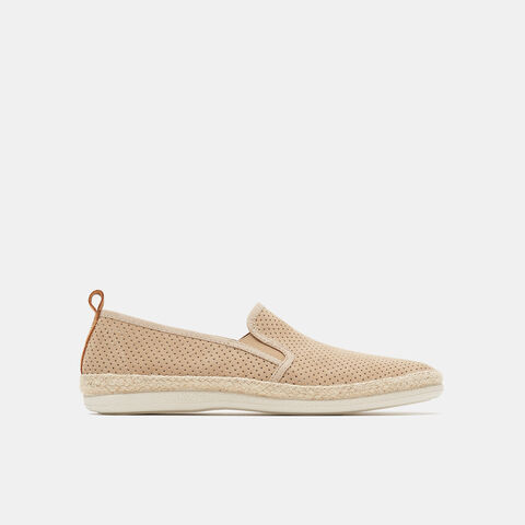 Zapatillas de verano de hombre de tela, Beige Zapatillas de verano de hombre de tela, Beige